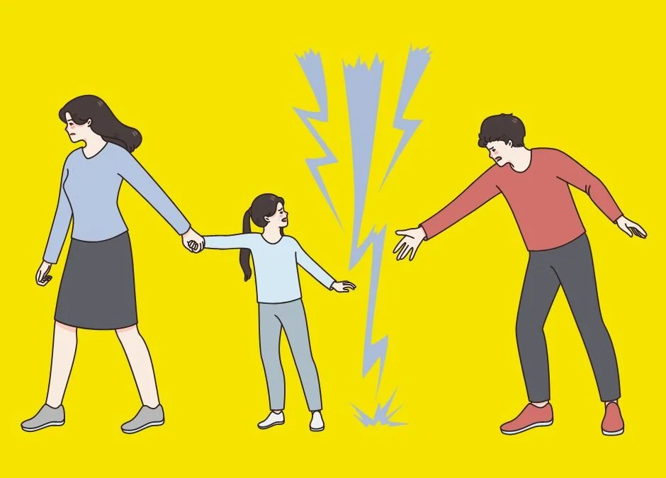 Strategies for a calm, child-centered split