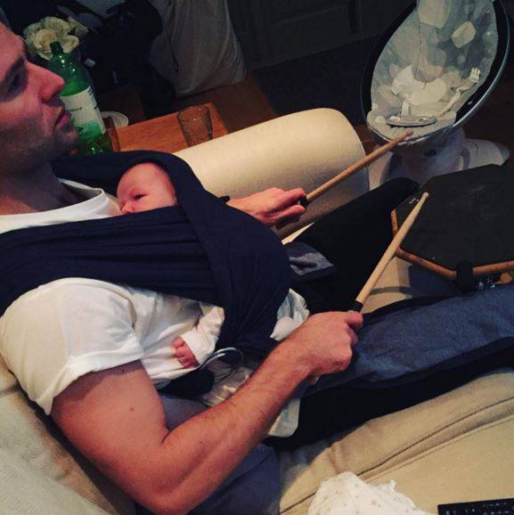 Harry Judd shared an adorable photo of himself with newborn daughter Lola | Image: Instagram/juddymcfly