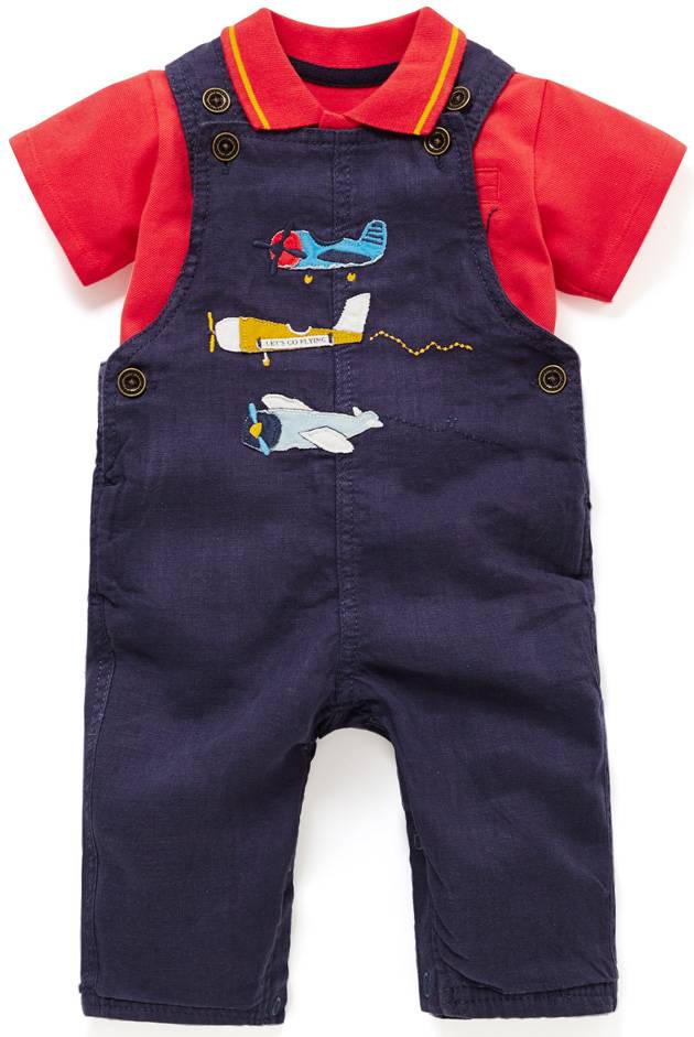 2-Piece Dungaree Set, M&S