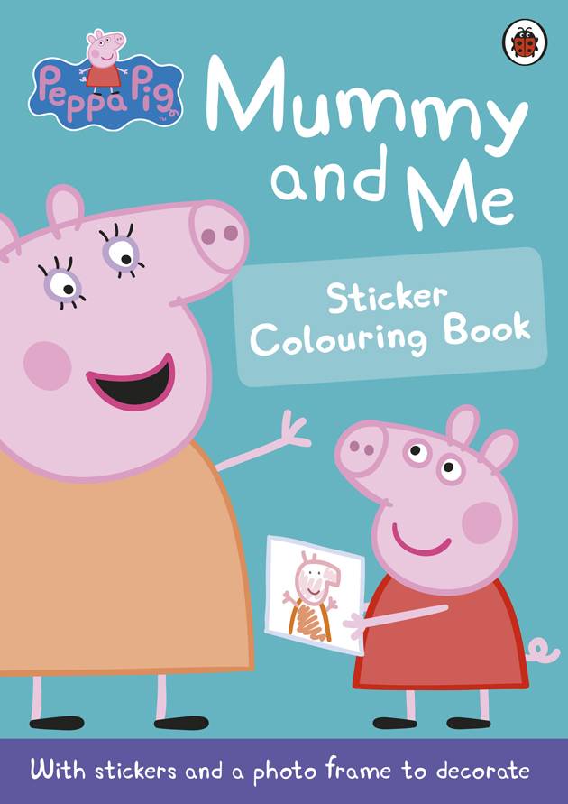 Sticker Colouring Book For Mum & The Kids