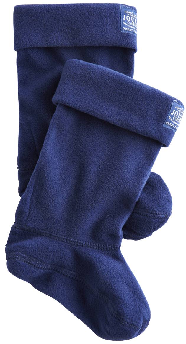 Fleece Welli Socks In Blue Gem