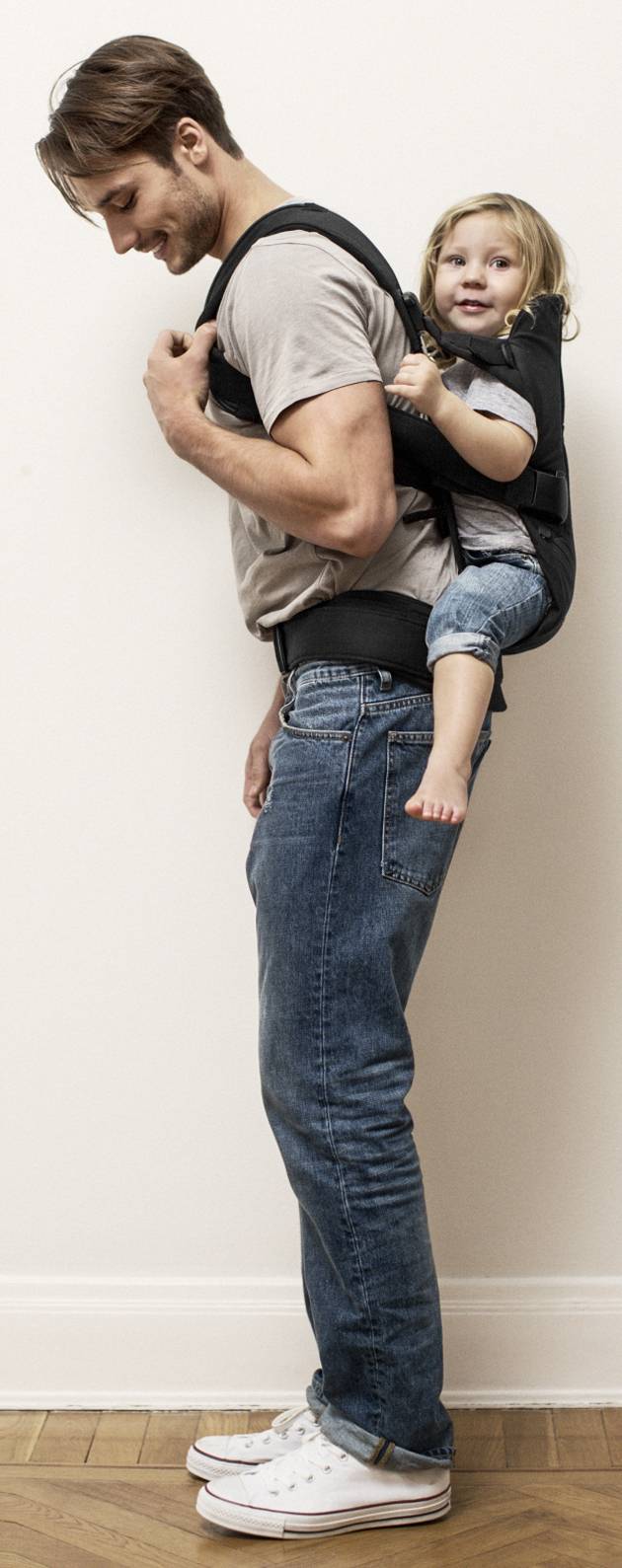 Dad Wearing Baby Sling