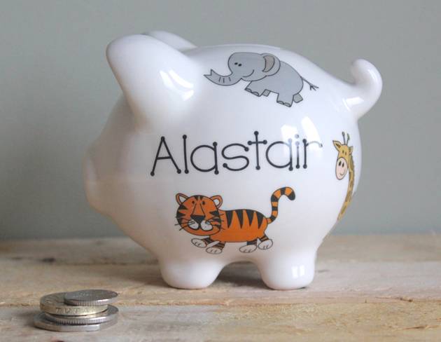 Personalised Piggy Bank