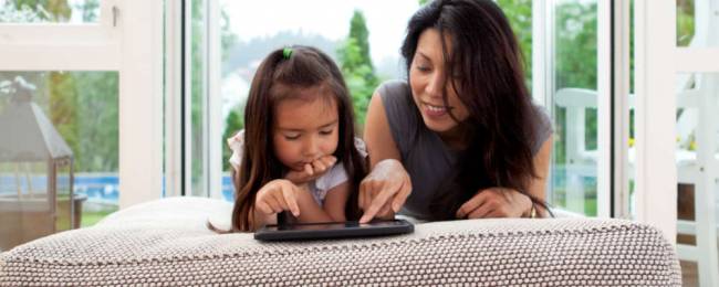 Spend time browsing the net alongside your child to help them learn