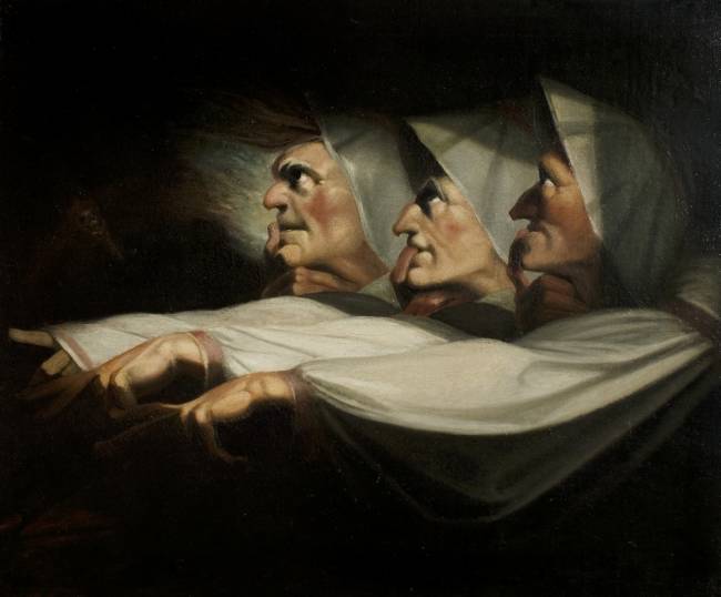 Macbeth, Act 1, Scene 3, The Weird Sisters by Henry Fuseli