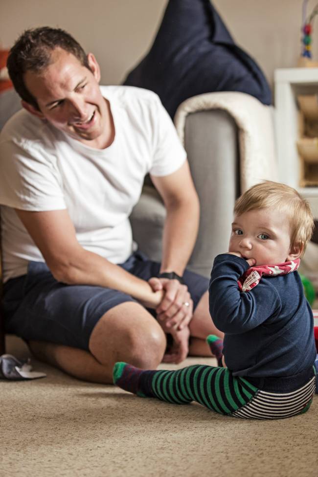 Happily at-home dad, Jack | Image: Priya Dabasia