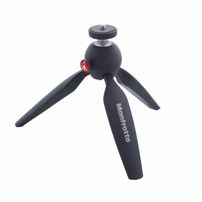 The Manfrotto Pixi Mini Tripod.