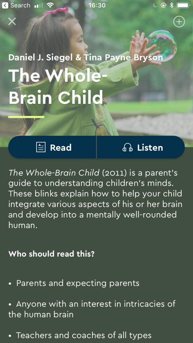 The Whole Brain Child.