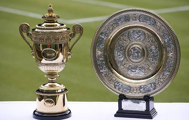 Got the metal? The famous trophies on offer at Wimbledon | Image: All England Lawn Tennis and Croquet Club