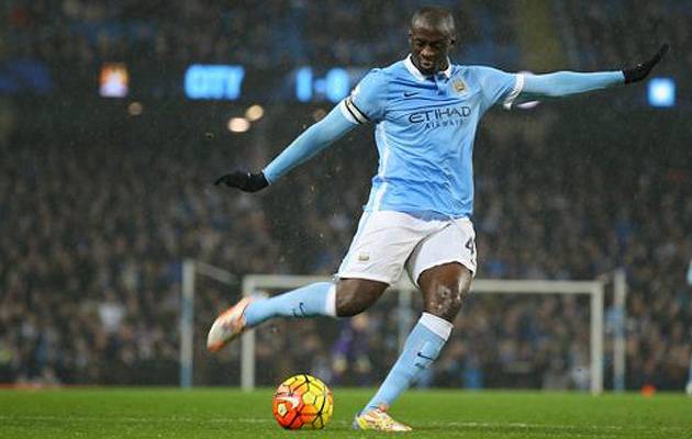 Not the force he used to be: Yaya Toure has looked a shadow of his former self this season for Manchester City, though he scored a last-minute winner against Swansea | Image: @MCFC (Twitter)