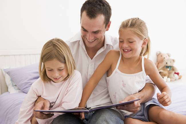 Research suggests reading a book with children is so much more than just words on the page | Image: ING Images